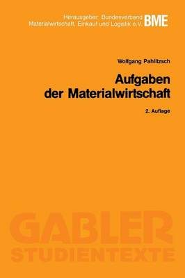 Cover of Aufgaben Der Materialwirtschaft