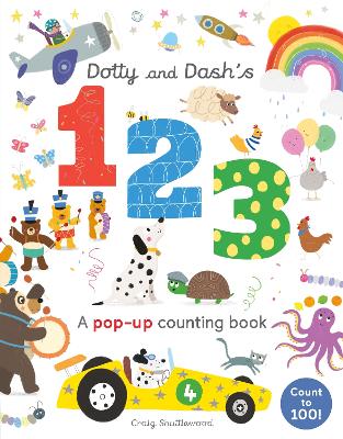 Book cover for Dotty and Dash's 1, 2, 3