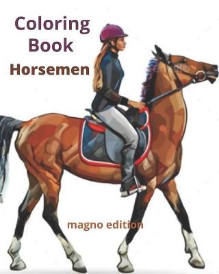 Book cover for Coloring Book Horsemen