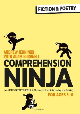 Book cover for Comprehension Ninja for Ages 5-6: Fiction & Poetry