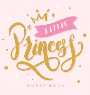 Book cover for Little Princess Baby Shower Guest Book