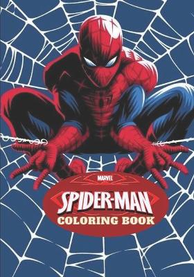 Book cover for Marvel Spiderman Coloring Book