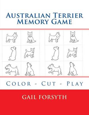 Book cover for Australian Terrier Memory Game