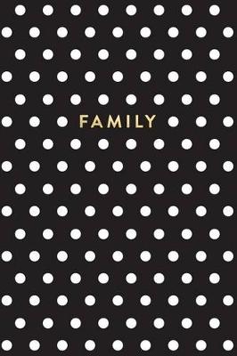 Book cover for Black and White Polka Dot Notebook