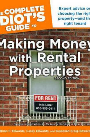 Cover of The Complete Idiot's Guide to Making Money with Rental Properties