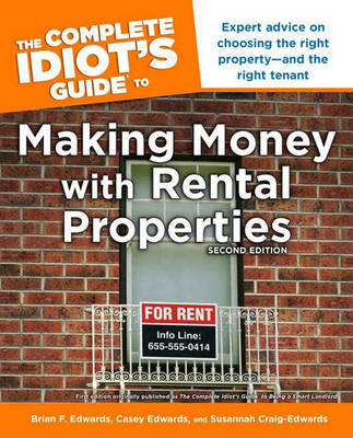 Book cover for The Complete Idiot's Guide to Making Money with Rental Properties