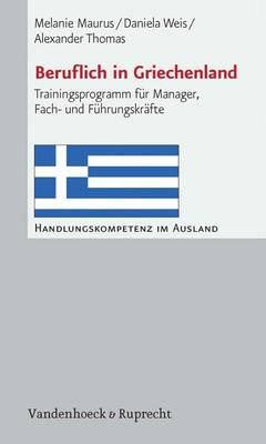 Book cover for Beruflich in Griechenland: Trainingsprogramm Fur Manager, Fach- Und Fuhrungskrafte