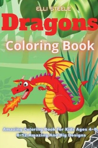 Cover of Coloring Book with Dragons