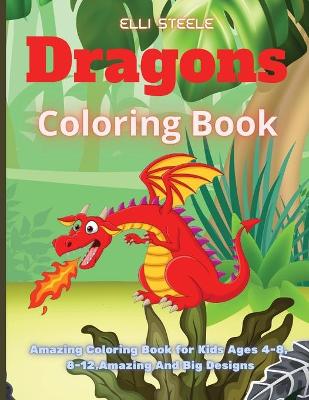 Book cover for Coloring Book with Dragons