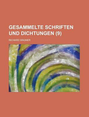 Book cover for Gesammelte Schriften Und Dichtungen (9)