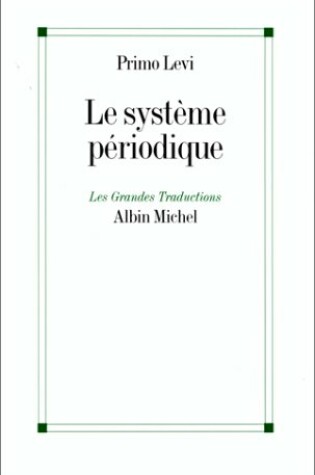 Cover of Systeme Periodique (Le)