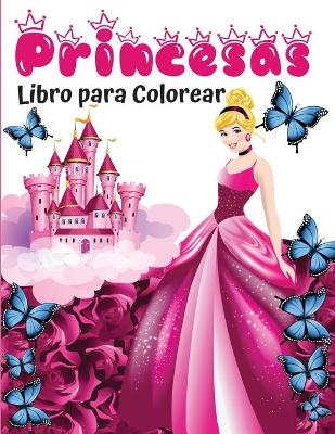 Book cover for Princesas Libro para Colorear