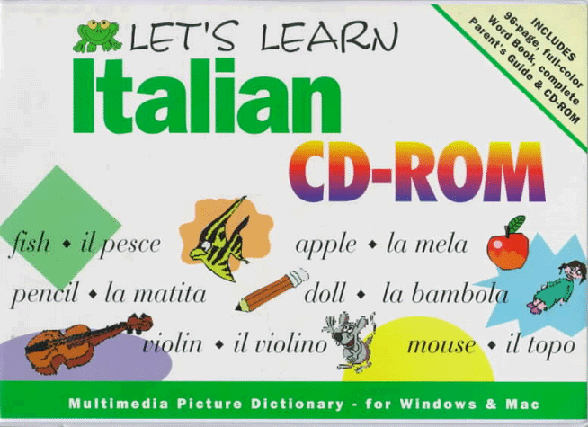 Book cover for Let's Learn Italian Word Book