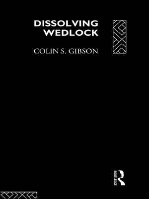 Book cover for Dissolving Wedlock