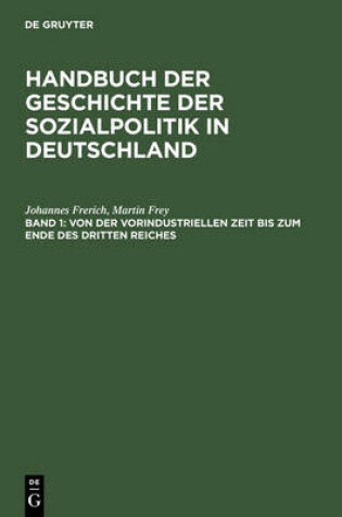 Cover of Von Der Vorindustriellen Zeit Bis Zum Ende Des Dritten Reiches