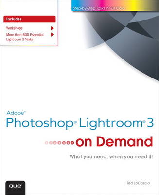 Book cover for Adobe Lightroom 3 on Demand