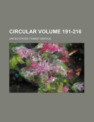 Book cover for Circular Volume 191-216