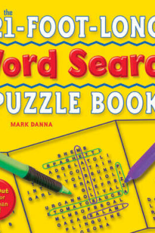 Cover of 21-foot-long Word Search Puzzle Book