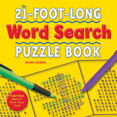 Book cover for 21-foot-long Word Search Puzzle Book