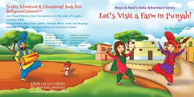 Book cover for Let's Visit a Farm in Punjab! (Maya & Neel's India Adventure Series, Book 3)