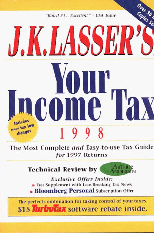 Cover of Your Income Taxes 1998