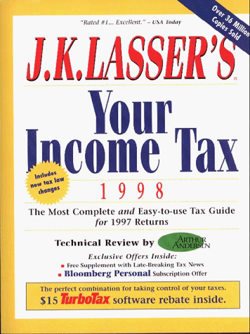 Book cover for Your Income Taxes 1998