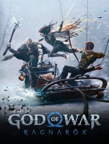 Book cover for The Art of God of War Ragnarok