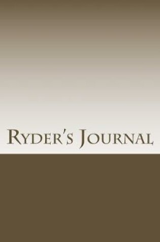 Cover of Ryder's Journal