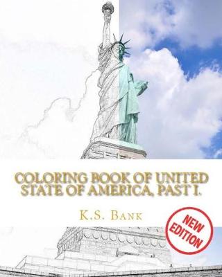 Cover of Coloring Book of United State of America, Past I. New Edition.
