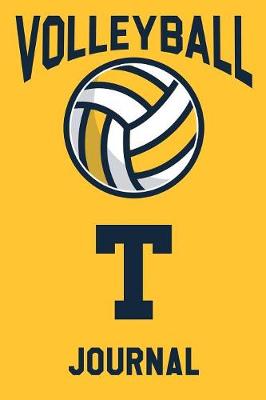 Book cover for Volleyball Journal T