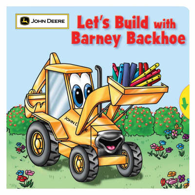 Book cover for Let's Build with Barney Backhoe