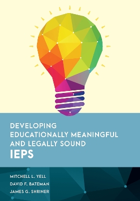 Cover of Developing Educationally Meaningful and Legally Sound IEPs