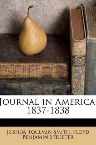 Cover of Journal in America, 1837-1838