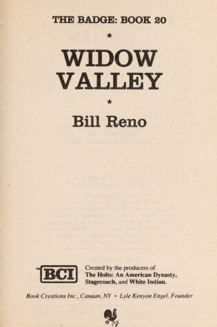 Cover of Widow Valley