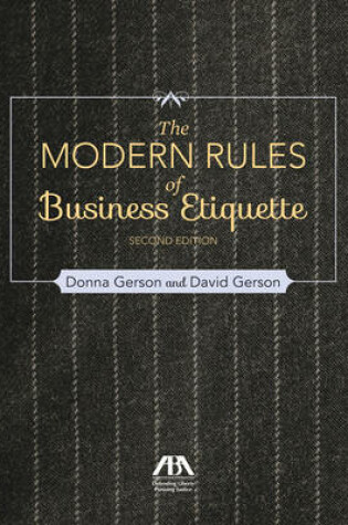 Cover of Modern Rules of Business Etiquette