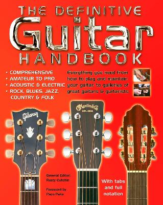 Book cover for The Definitive Guitar Handbook