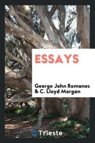 Cover of Essays. Edited by C. Lloyd Morgan