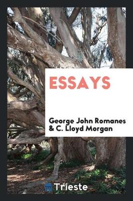 Book cover for Essays. Edited by C. Lloyd Morgan