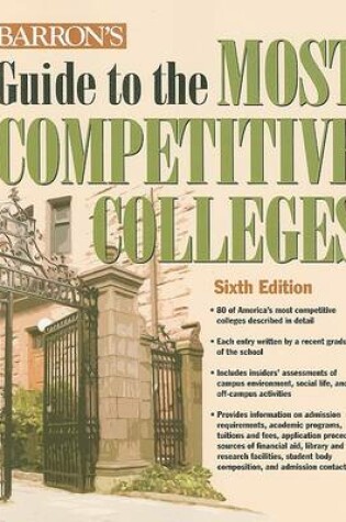 Cover of Guide to the Most Competitive Colleges