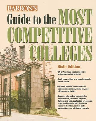 Book cover for Guide to the Most Competitive Colleges
