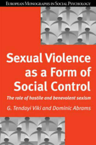 Cover of Sexual Violence as a Form of Social Control