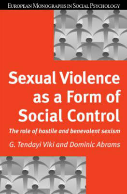 Book cover for Sexual Violence as a Form of Social Control