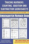 Book cover for Kindergarten Number Book (Tracing numbers, counting, addition and subtraction)