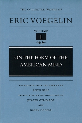 Book cover for On the Form of the American Mind (CW1)