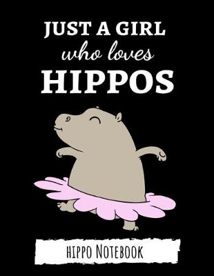 Book cover for Just A Girl Who Loves Hippos