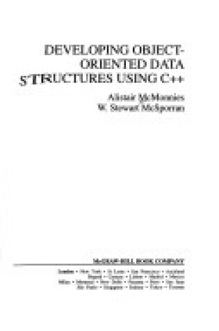Cover of Developing Object Oriented Data Structures Using C++