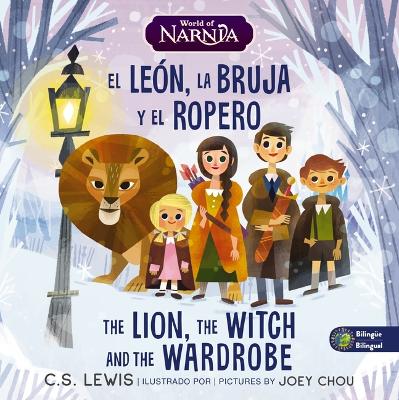 Cover of The Lion, the Witch, and the Wardrobe/ El león, la bruja y el ropero, Bilingual Board Book