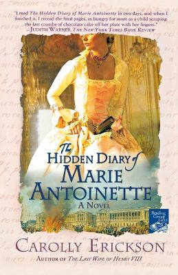 Book cover for The Hidden Diary of Marie Antoinette
