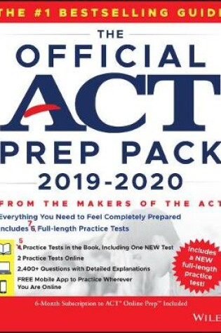 Cover of The Official ACT Prep Pack 2019-2020 with 7 Full Practice Tests