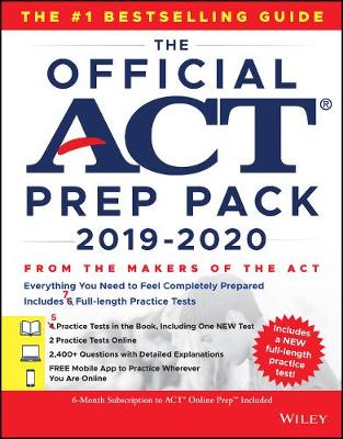 Book cover for The Official ACT Prep Pack 2019-2020 with 7 Full Practice Tests